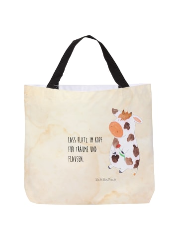 Mr. & Mrs. Panda Schultertasche Kuh mit Spruch in Vintage