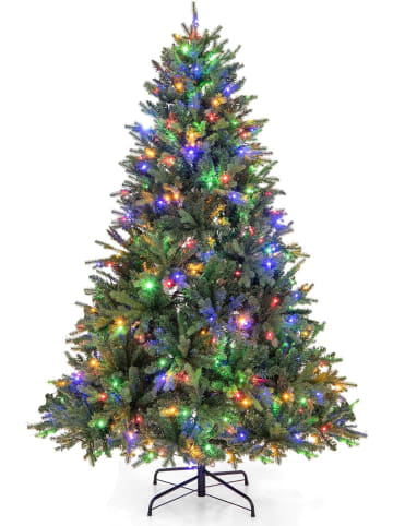 COSTWAY Künstlicher Weihnachtsbaum LED in Grün