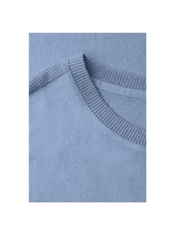 Street One Langarmshirt in frosted blue mel.
