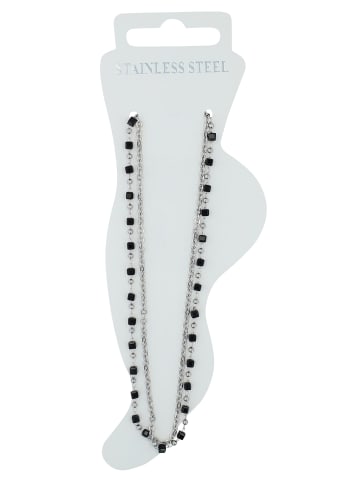 Adeliás Damen Anhänger aus Edelstahl mit Perle in silber