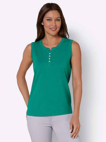 Sieh an! Tanktop in smaragd
