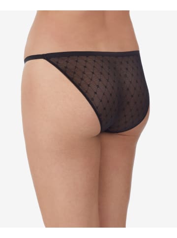 DKNY Slip Monogramm Mesh in schwarz