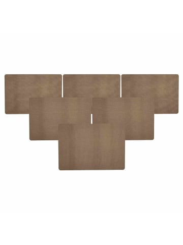 Ritzenhoff & Breker 6er Set Platzmatten Evara in 43 x 30 cm in Taupe
