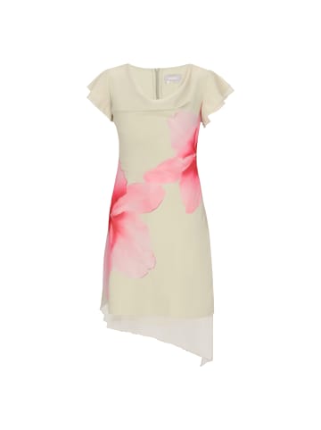 Usha Women Dress in beige pink