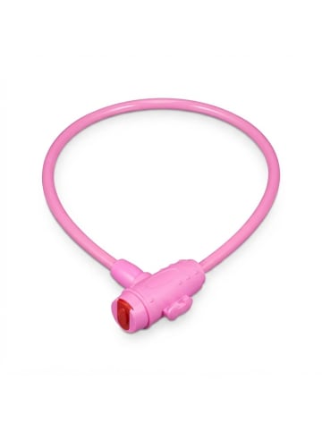 relaxdays Fahrradschloss in Pink - 70 cm