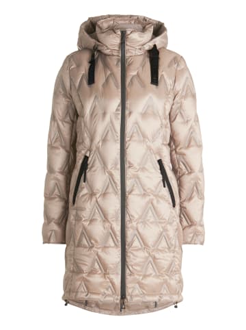 Gil Bret Daunenmantel mit Kapuze in beige