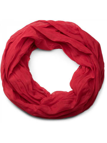 styleBREAKER Seidiger unifarbener Loop in Rot
