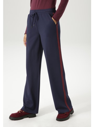 Aniston CASUAL Schlupfhose in marine-bordeaux