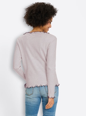 Heine Ringelshirt in ecru-dunkeltaupe-geringelt