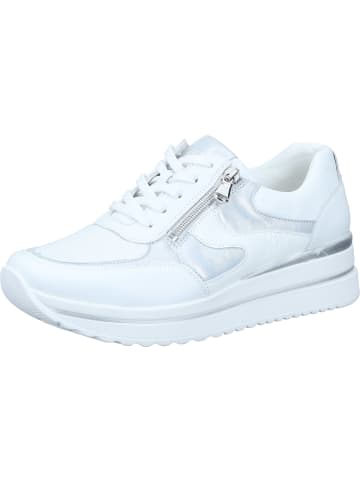WALDLÄUFER Schnürschuhe in weiss/silber