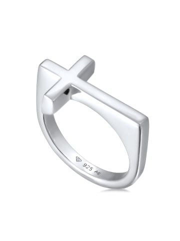 KUZZOI Ring für Herren in silber