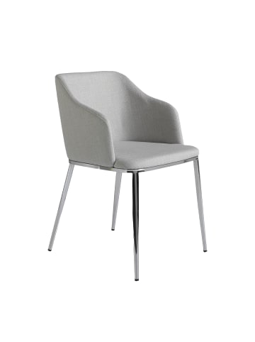 Angel Cerdá Stuhl 4050 in Grau/Stahl – (B)51 x (H)79 x (T)56 cm