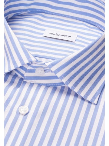 Seidensticker Business Hemd Slim in Mittelblau