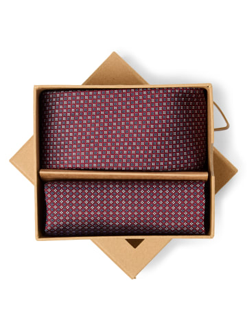 Finshley & Harding London Krawatte in bordeaux - 0003