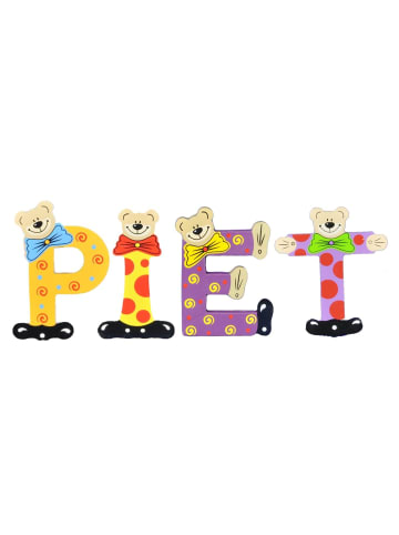 Playshoes Deko-Buchstaben "PIET" in bunt