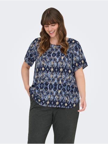 ONLY Carmakoma Bluse in Forever Blue