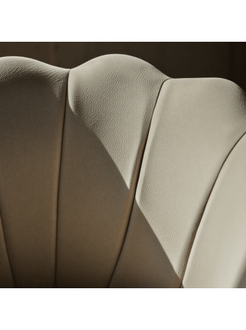 KADIMA DESIGN Esszimmerstuhl: Skandinavisches Design, Samtbezug, goldene Metallbeine in Weiß