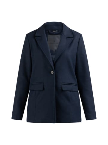 DreiMaster Damen Langer Blazer Aus Wollgemisch in Nachtblau