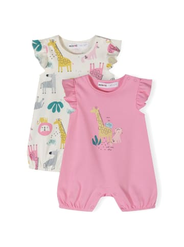Minoti 2er. Set: Strampler 24babypack22 in mauve