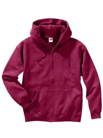 Fruit of the Loom Sweatjacke in weinrot