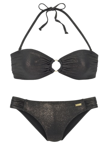 LASCANA Bandeau-Bikini in schwarz