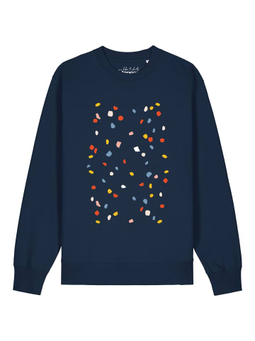 wat? Apparel Sweatshirt This is Art in Dunkelblau