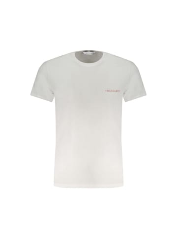 Trussardi Weißes Baumwoll-T-Shirt
