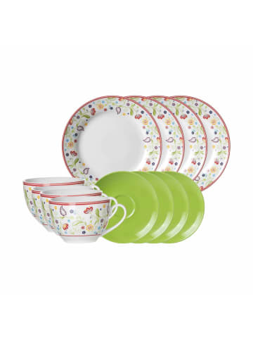 Ritzenhoff & Breker 12er Set Kaffeeservice Shanti Doppio bunt in bunt