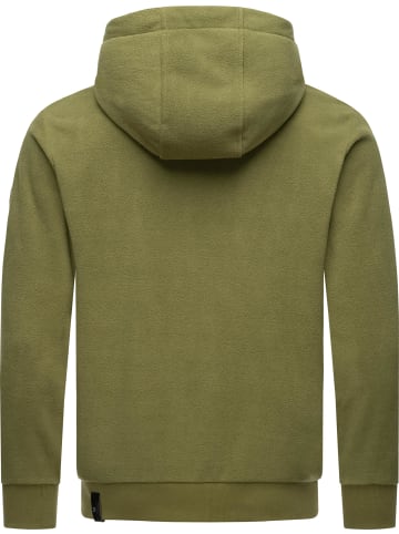 ragwear Kapuzensweatjacke Natte Zip Fleece in Olive