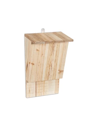 relaxdays Fledermauskasten in Natur - (B)22,5x (H)34 x (T)13 cm