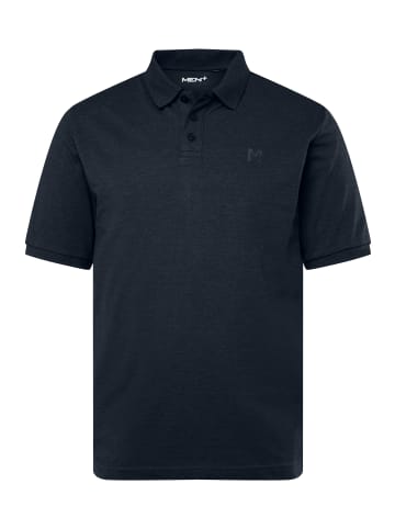 Men Plus Poloshirt in navy blau