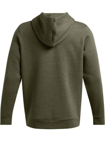 Under Armour Fleecejacke/Fleecepullover "Ua Icon Fleece Fz Hood" in Grün