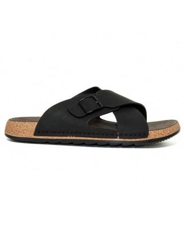 Montevita Sandalen Herren-Freizeitsandalen mit gekreuzten Riemen, in Schwarz