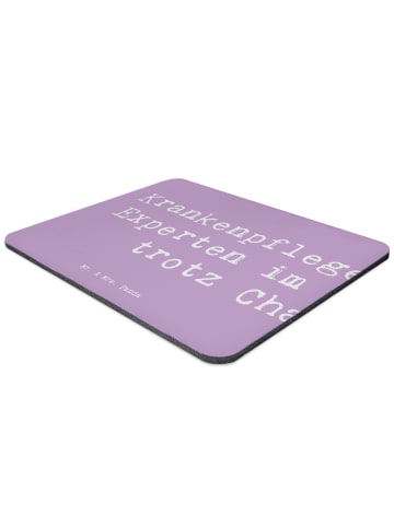 Mr. & Mrs. Panda Mousepad Spruch Krankenpflegehelfer Lächeln mit... in Lavendeltraum