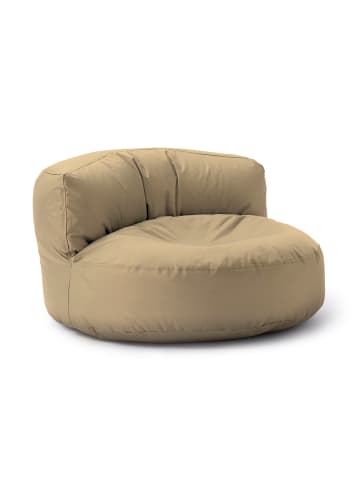 Lumaland Sitzsack-Sofa Outdoor rund 320l beige  Braun