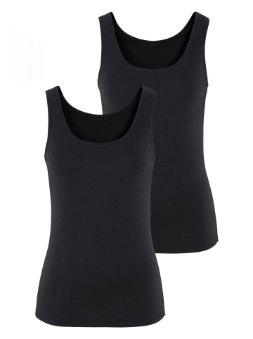 Vivance Vivance Tanktop in schwarz