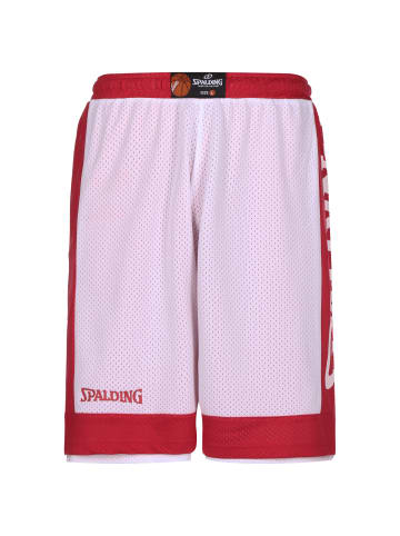 Spalding Shorts Reversible in rot / weiß