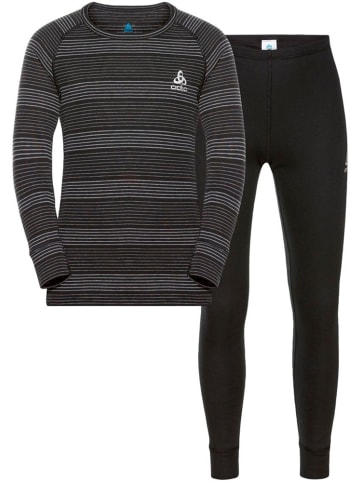 Odlo Trainingsanzug "Set Active Warm Eco Set" in Schwarz