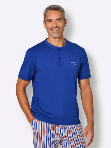 WITT WEIDEN Schlafanzug-Shirt in royalblau
