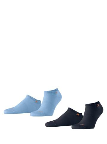 Burlington Sneaker-Socken Doppelpack in Light blue