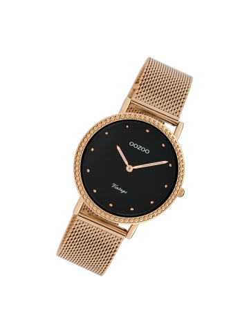 Oozoo Armbanduhr Oozoo Vintage Series rosegold mittel (ca. 34mm)