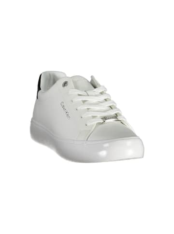 Calvin Klein Weiße Leder-Sneaker