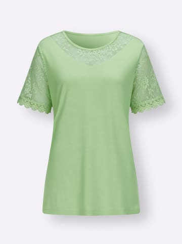 Sieh an! Rundhals-Shirt in reseda