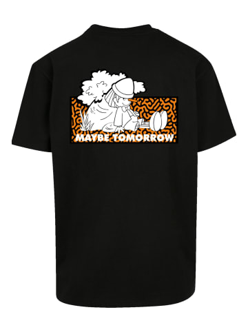 F4NT4STIC Oversize T-Shirt Pinocchio Maybe Tomorrow in schwarz