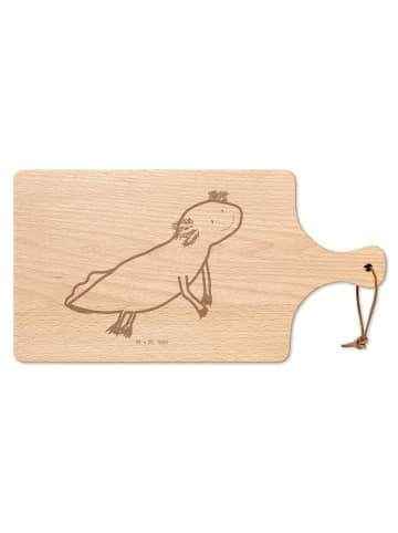 Mr. & Mrs. Panda brett holz Axolotl Schwimmen ohne Spruch in Transparent