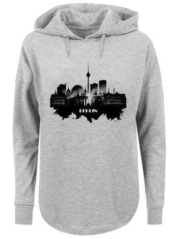 F4NT4STIC Oversized Hoodie Cities Collection - Berlin skyline in grau