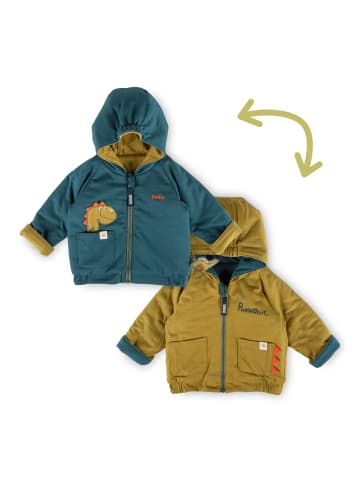 Sigikid Wendejacke wattiert Dino Fun in blau/grün