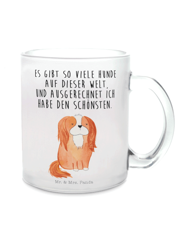 Mr. & Mrs. Panda Tasse Hund Cavalier King Charles Spaniel mit Sp... in Transparent