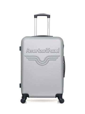 American Travel Mittelgroßer Koffer CHELSEA in Grau (64L)