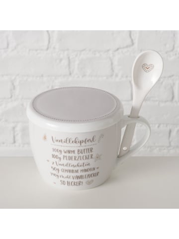 Boltze Porzellanbecher in beige